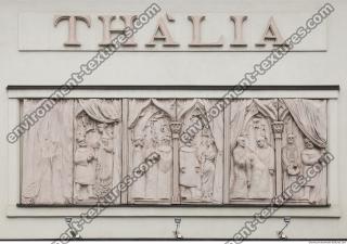 Photo Texture of Relief Ornate 0016